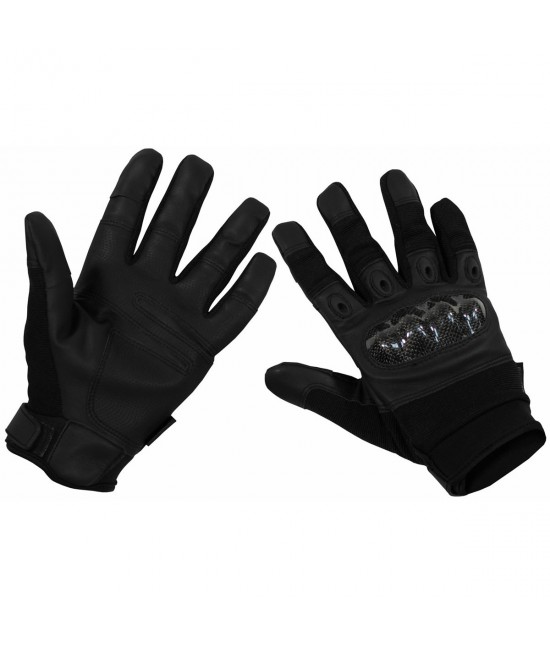 Sous-Gants en Soie Noir