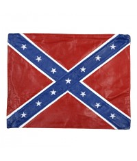 Patch Cuir Drapeau Rebel 