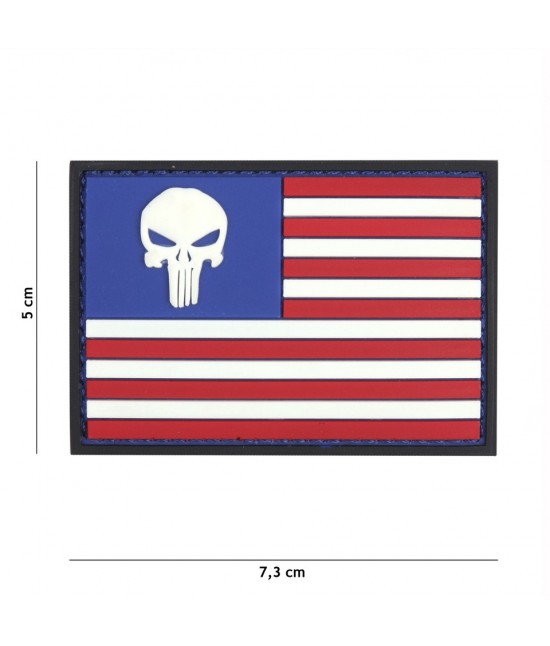 Patch Punisher USA Flag