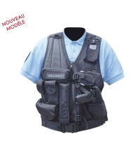 Gilet Forces Intervention avec Holster pour PA ou Taser