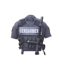 Gilet Forces Intervention avec Holster pour PA ou Taser