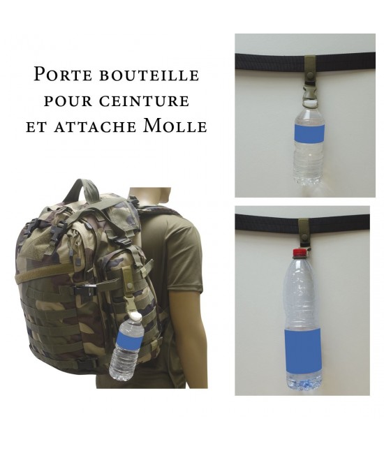 Porte bouteille ceinture et attache Molle