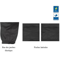 Pantalon platinium performance Spandex - PANPER Noir ou Bleu