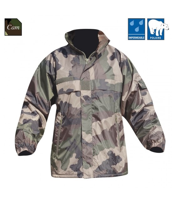 Veste coupe-vent polaire Camo type OTAN - CVPO2C