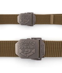 CEINTURE BOUCLE GRAVÉE TROUPE MARINE