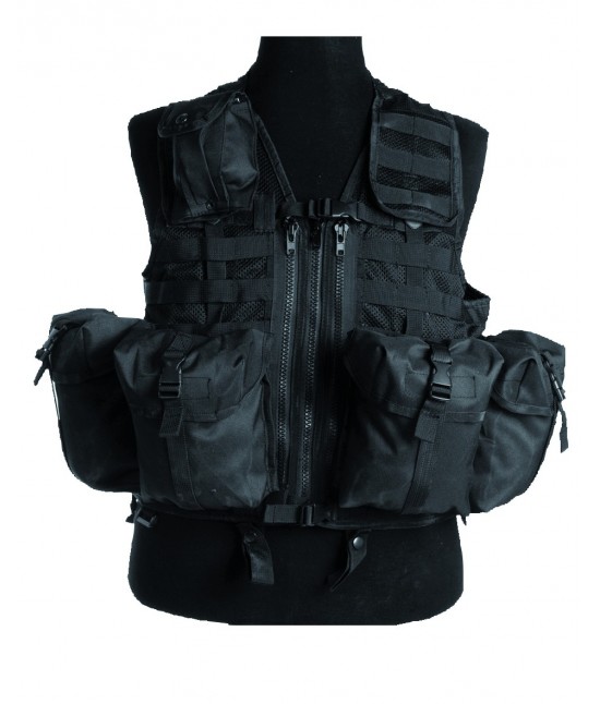 GILET TACTICAL MODULAR SYSTEM - 8 poches Molle