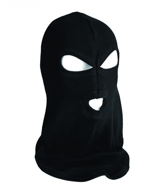 Cagoule Balaclava en coton 3 trous