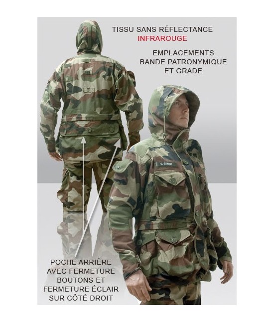 Veste militaire Guerilla ripstop OPEX camouflage CE surplus militaire