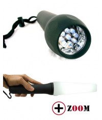 LAMPE TORCHE 9 LED - CONE SIGNALISATION