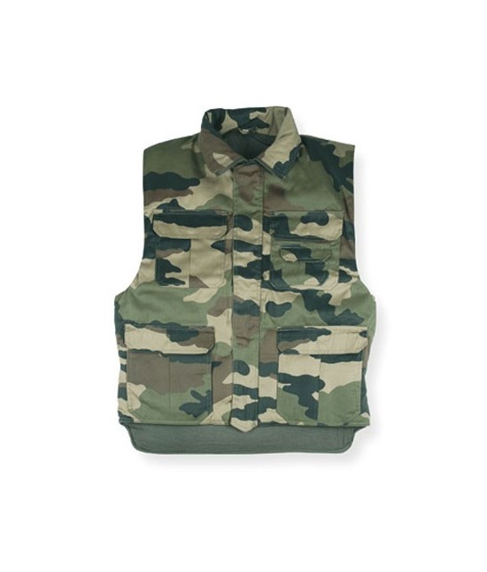 GILET MATELASSÉ MILITAIRE - CAMO CE