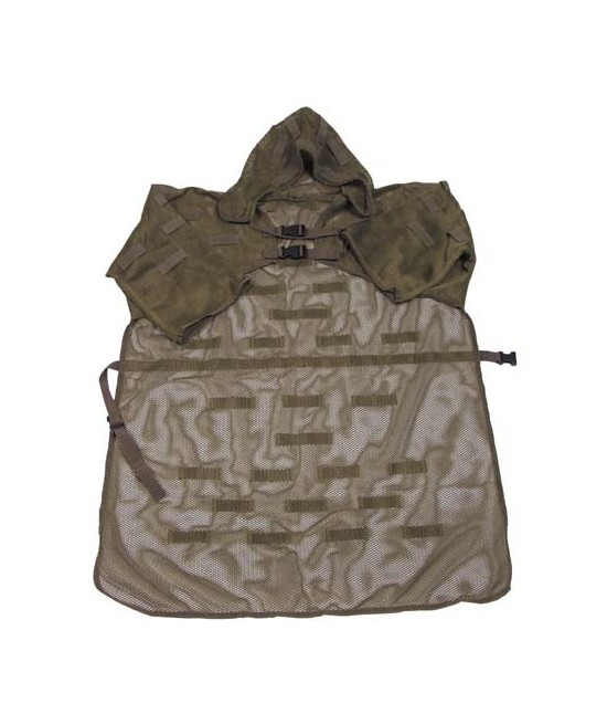 MANTEAU PONCHO DE CAMOUFLAGE - KAKI