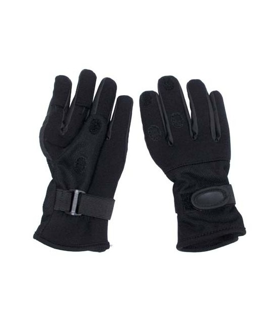 GANTS MESH NÉOPRÈNE - NOIR