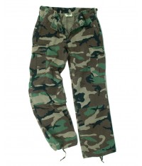 PANTALON US BDU WOODLAND