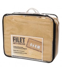 FILET ANTI CHALEUR 4 X 4 M SABLE