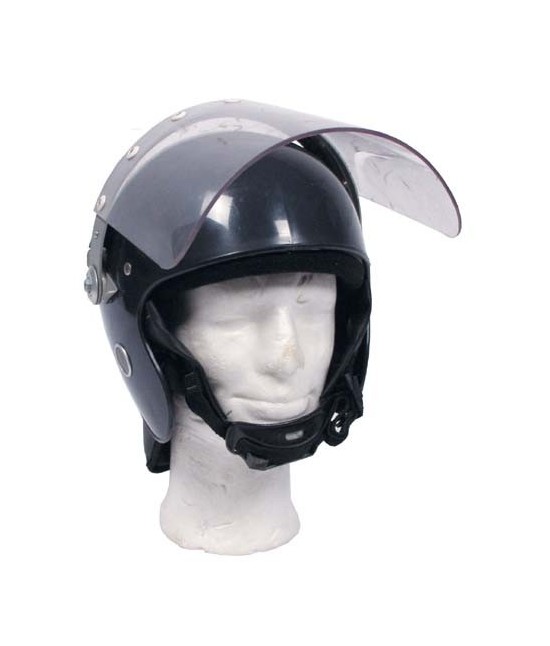 CASQUE ANGLAIS MAINTIEN ORDRE AVEC VISIERE