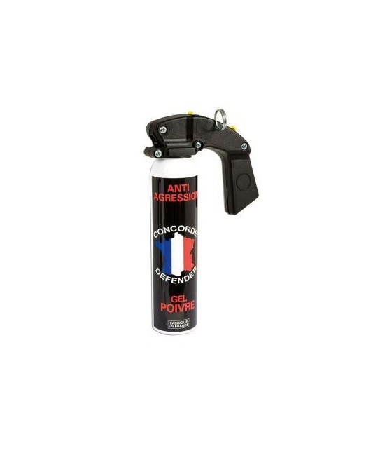 AÉROSOL CONCORDE DEFENDER GEL POIVRE - 500 ml AÉROSOL CONCORDE DEFENDER GEL POIVRE - 500 ml