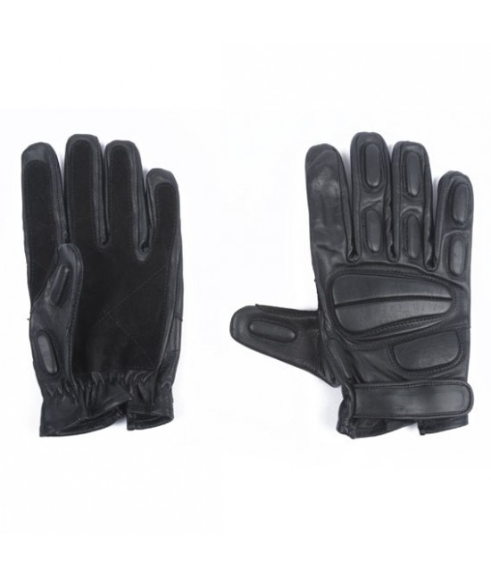 GANTS ASSAULT - CUIR NOIR