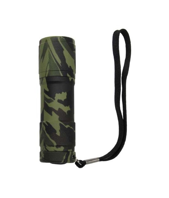 LAMPE TORCHE ALLIGATOR 9 LED - NOIR