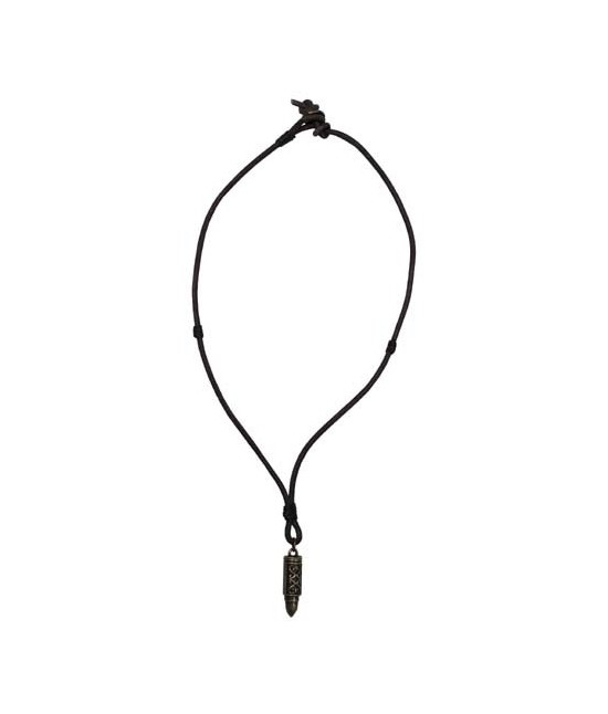 COLLIER CUIR AVEC BALLE﻿ STYLISÉ﻿E