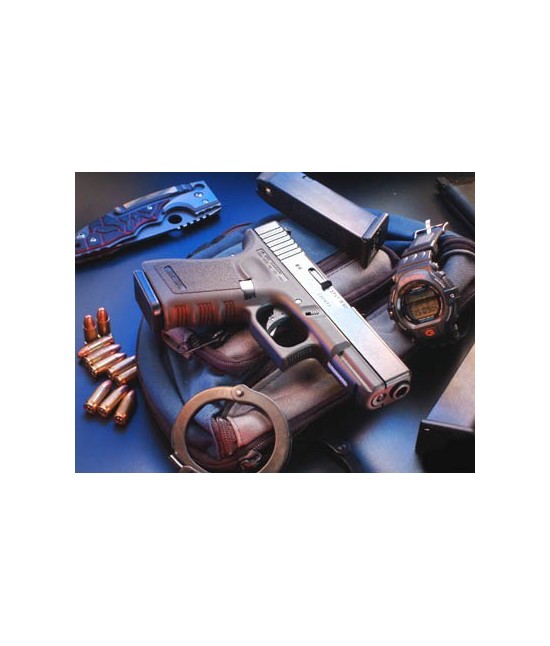 Holster Etui Pistolet COLT M1911 Main Droite + Attache Rapide Police  Militaire - Holsters et étuis tactiques (10720825)