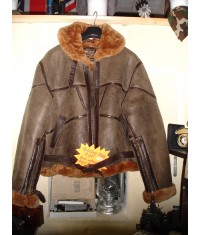 BLOUSON PILOTE Royal Air Force - Cuir retourné