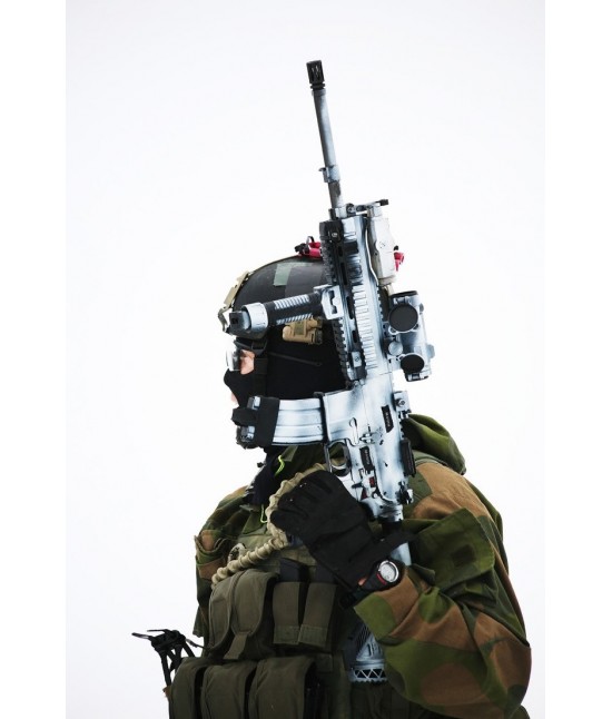 Cagoule 3 trous acrylique Noire militaire - DAN MILITARY