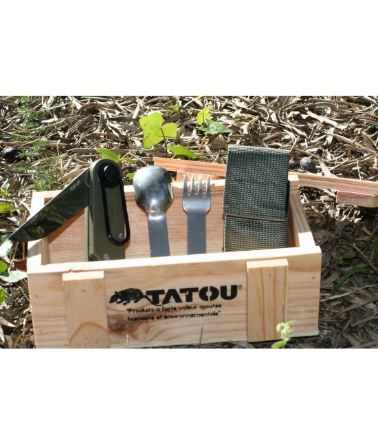 Couteau Tatou ® dans son coffret bois