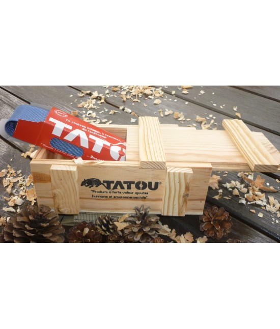Boite Cadeau en bois pour Couteau Tatou