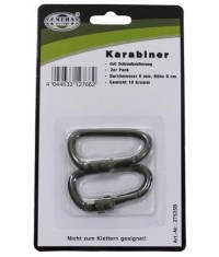 MOUSQUETONS TACTICAL CARABINERS - 60 mm