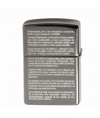 BRIQUET ZIPPO TAP PRIERE DU PARA