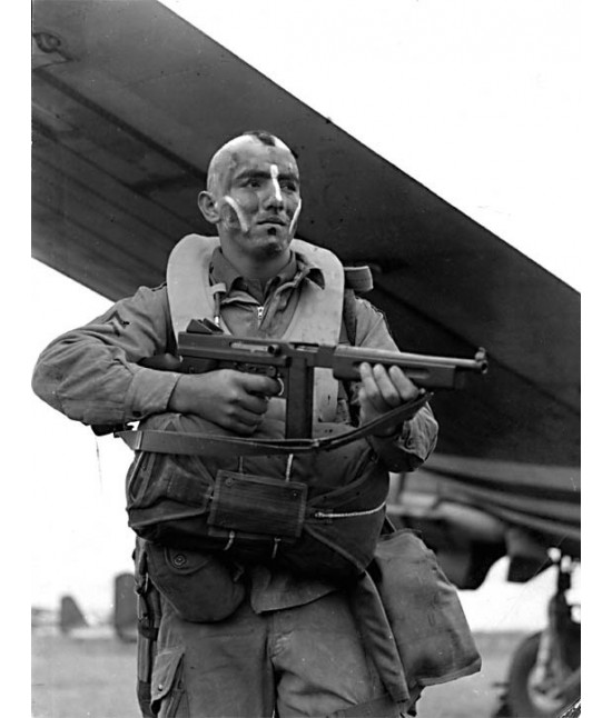 Figurine Del Prado – Soldat Parachutiste US Normandie 1944 – En Plomb Peint – Occasion