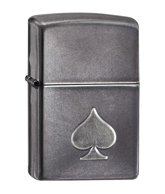 BRIQUET ZIPPO STAMPED SPADE BRIQUET ZIPPO STAMPED SPADE