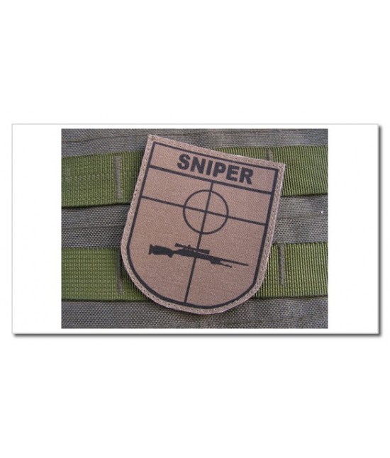 PATCH SNIPER KAKI - BASSE VISIBILITÉ