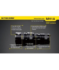 LAMPE RECHARGEABLE NITECORE MH1A