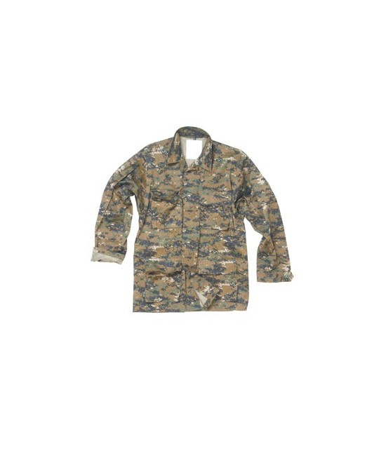 VESTE US TYPE BDU Digital Woodland