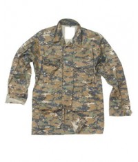 VESTE US TYPE BDU Digital Woodland