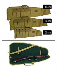 HOUSSE TRANSPORT FUSIL AVEC POCHETTES - 120 CM