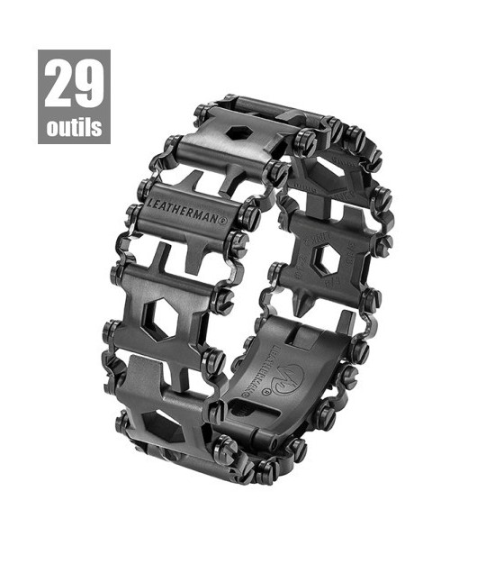 BRACELET TREAD BLACK LEATHERMAN