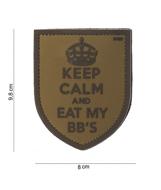 PATCH KEEP CALM & EAT MY BB'S