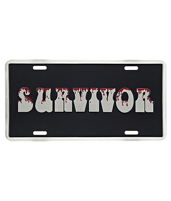 PLAQUE IMMATRICULATION SURVIVOR