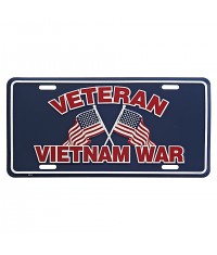 Plaque Immatriculation Veteran Vietnam War