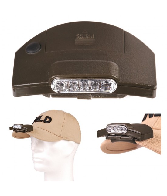 LAMPE DE CASQUETTE 5 LED