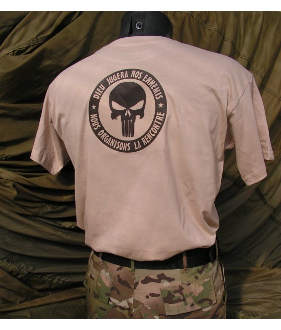 TSshirt Punisher Tan - Dieu jugera nos ennemis