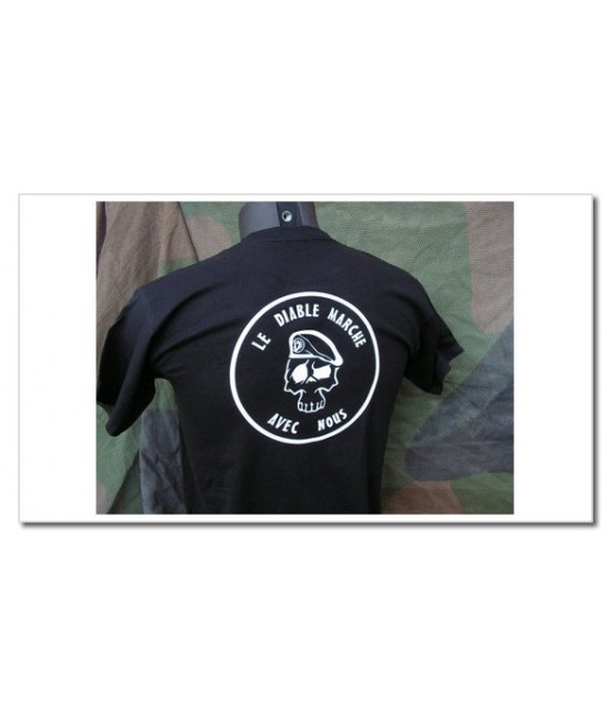 TShirt noir - Le Diable marche avec nous