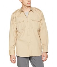 CHEMISE TROPICALE RIPSTOP - BEIGE - Manches longues