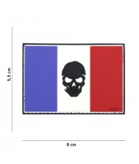 PATCH FRANCE SKULL