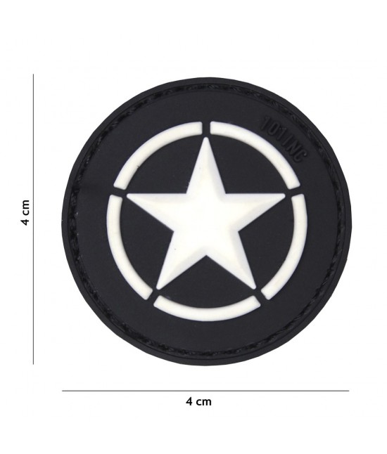 PATCH ALLIED STAR NOIR