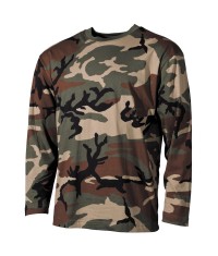 T SHIRT CAMO MANCHES LONGUES