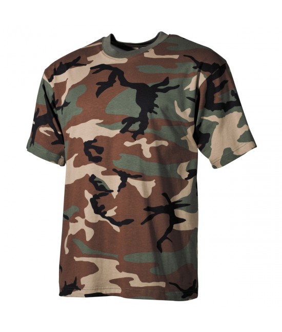 T SHIRT US - WOODLAND