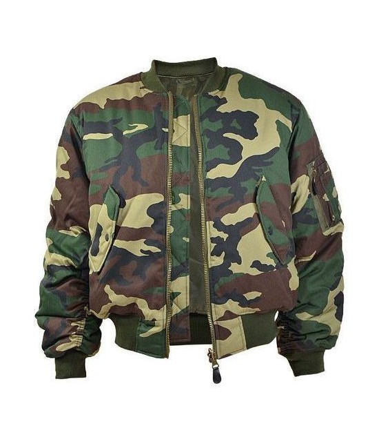 Blouson Bombers US MA1 Woodland